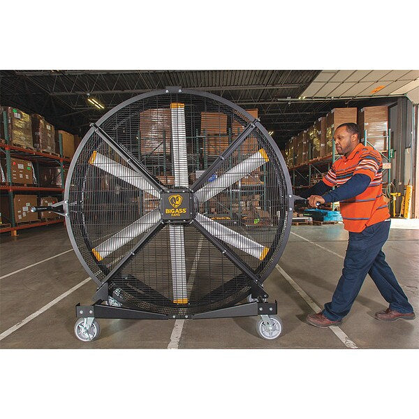 Portable Floor Fans, 6.5 ft. dia., Steel