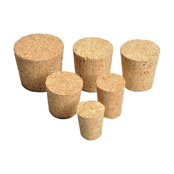 Solid Cork Stoppers, No. 000 100, PK100