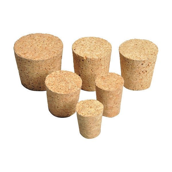 Solid Cork Stoppers, No. 0 100 P, PK100