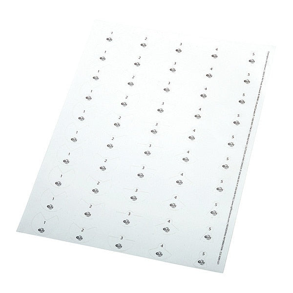 Vent Control Label Sheets, For 50, PK500
