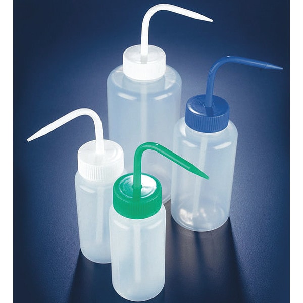 Wash Bottle, Wide Mouth, 500mL, Ld, PK5