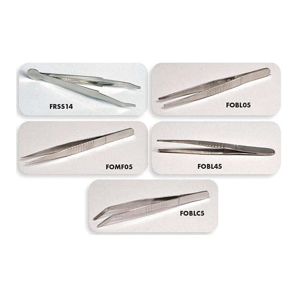 Stainless Steel Forceps, Angular Blunt,