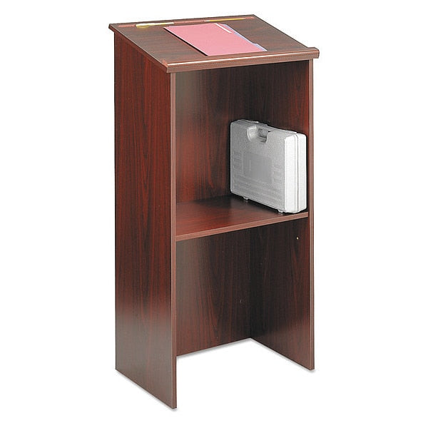 Stand-Up Lectern, 23w x 15-3/4d x 46h, Mahogany