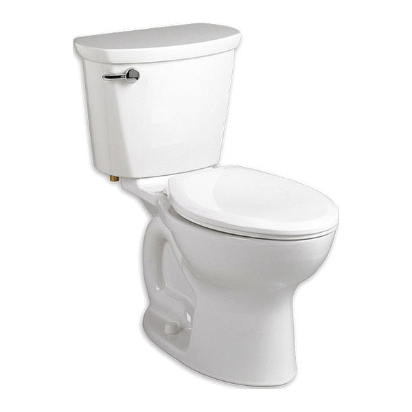 Cadet Pro Elongated 1.6 Gpf Toilet In Wh, 1.6 gpf, Cadet Flushing System, Floor Mount, Elongated