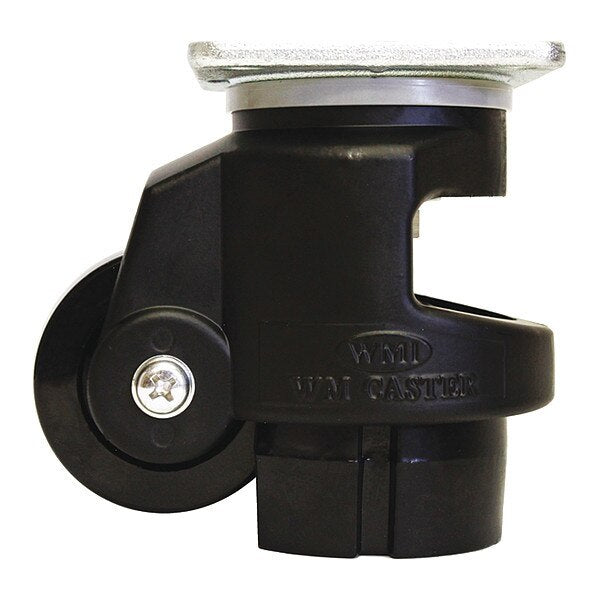 Roll/Set Leveling Caster, Load Rating 1100 lbs, Plate Mounted