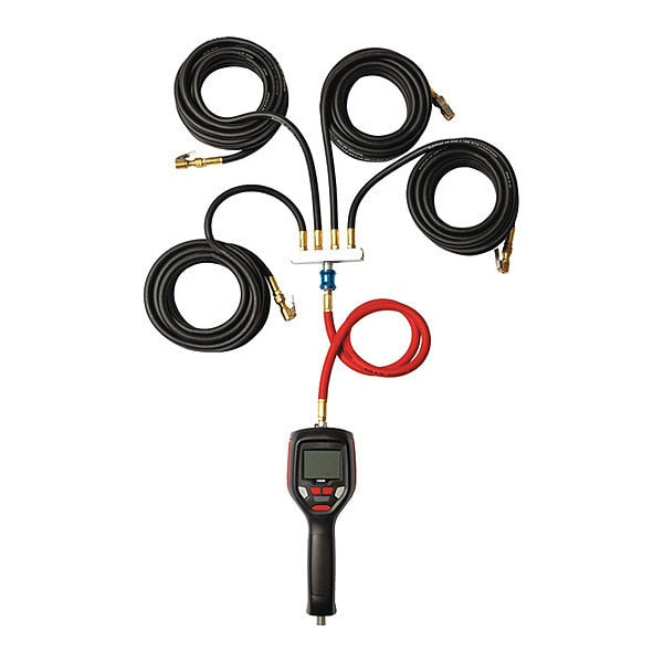 Tire Inflator, Auto, Handhld, 4Way Manifold
