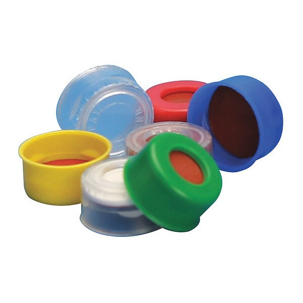 Yellow Poly Crimp Seal, Ptfe/Sili, PK100