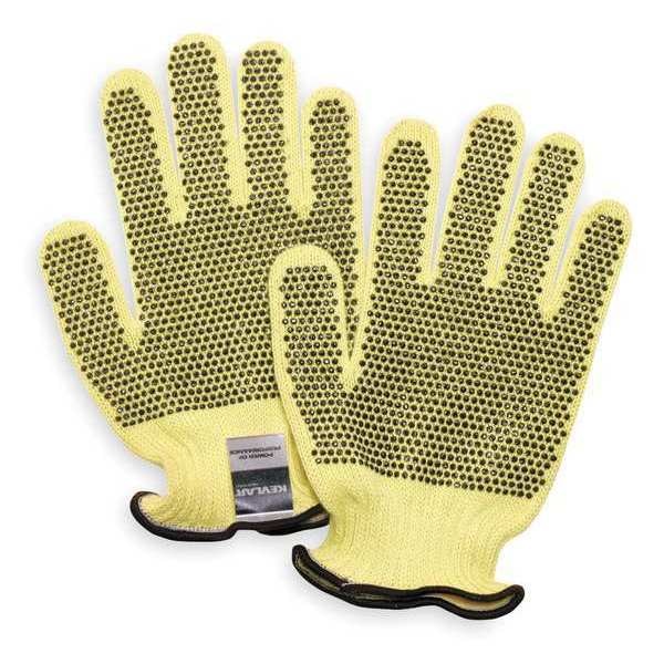 Cut Resistant Coated Gloves, A2 Cut Level, PVC, L, 1 PR