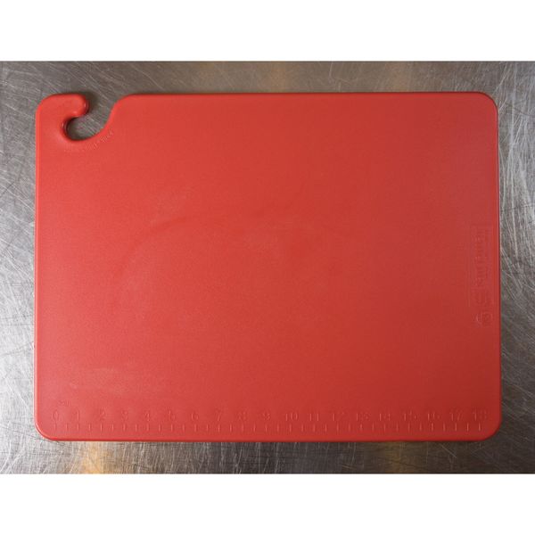 Cutting Board, 20 x 15 x 1/2 In, Red