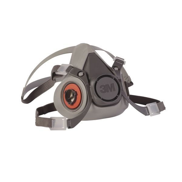Half Facepiece Reusable Respirator, 6000 Series, Thermoplastic Elastomer, Size Medium