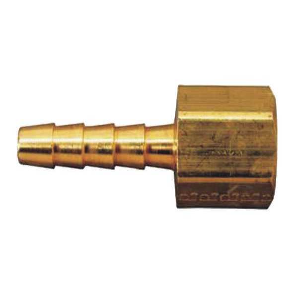 Straight Hose Clamp, 3/8 in Hose I.D, 3/8 in Thread