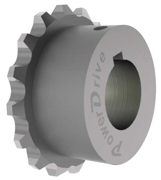 Fixed Bore Chain Coupling Sprocket , 3/4 Bore Dia.,