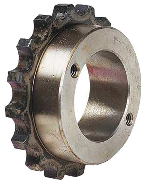 Bushed Bore Chain Coupling Sprocket , 1/2 - 2-7/16 Bore Dia.,