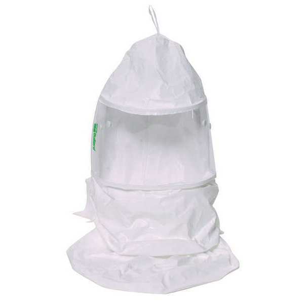 Double Bib Tychem QC Hood, Inner Bib, EVA Series, CC20, White