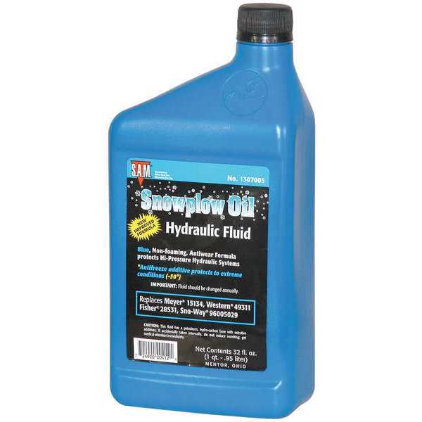 1 qt Snowplow Hydraulic Fluid Bottle Not Specified ISO Viscosity