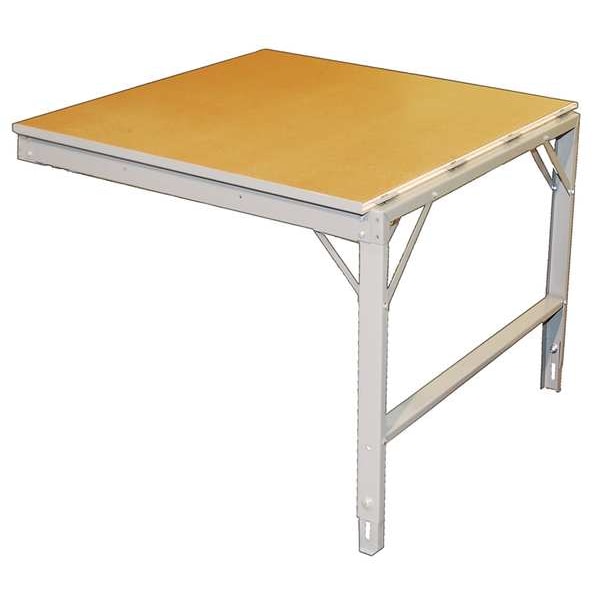 Adj Work Table Add-On, Prtclbrd, 72