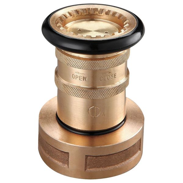 Industrial Fog Nozzle, 2-1/2 In., Black