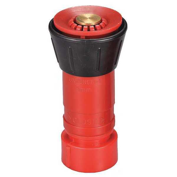 Fire Hose Nozzle, 3/4 In., Black
