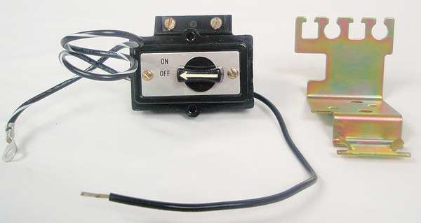 Selector Switch Kit, Off-On, Size 2, Black