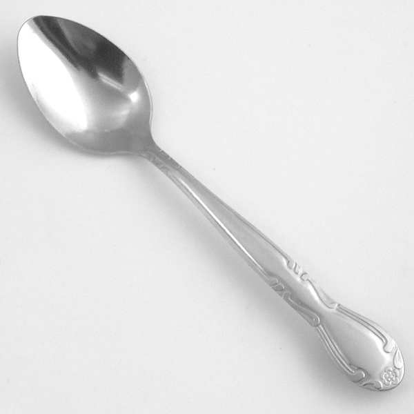 Teaspoon, Length 6 1/8 In, PK36