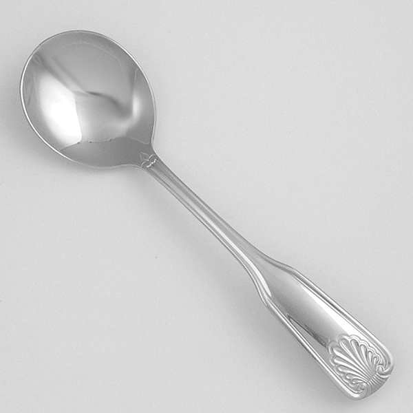 Bouillon Spoon, Length 6 3/16 In, PK24