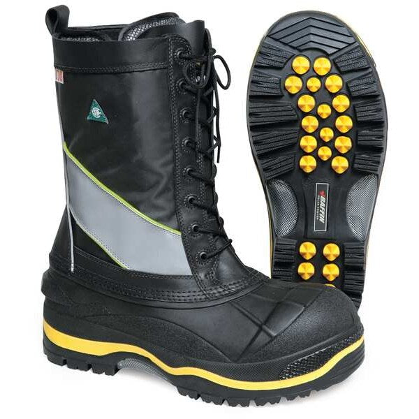 Winter Boots, Mens, 13, Lace, Steel, PR