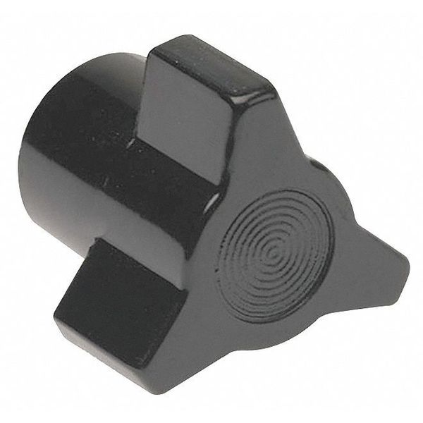 Three Prong Clamp Knob, 10-24 Thread Size, 0.76