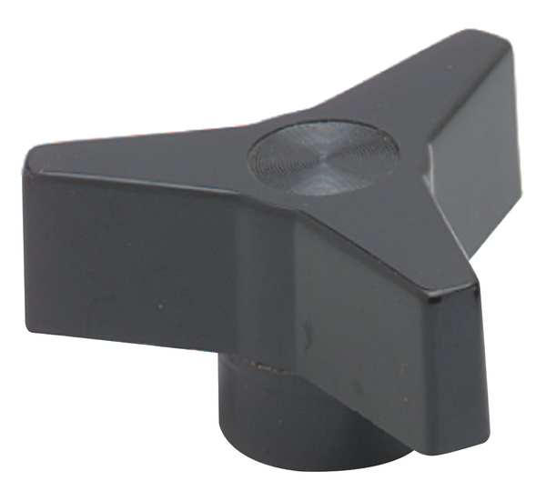 Three Prong Clamp Knob, 10-24 Thread Size, 0.76