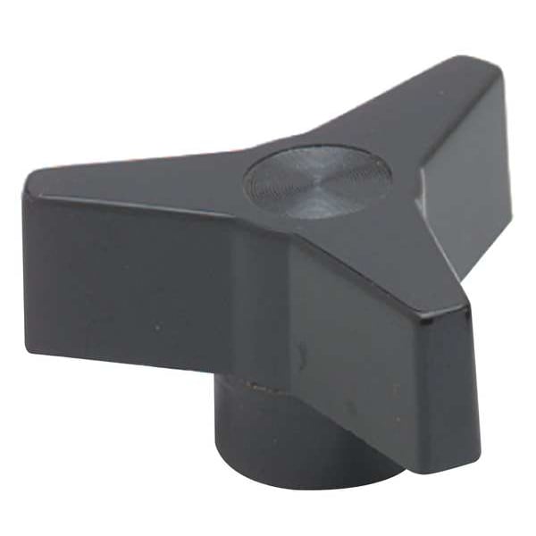 Three Prong Clamp Knob, 1/4-20 Thread Size, 0.77