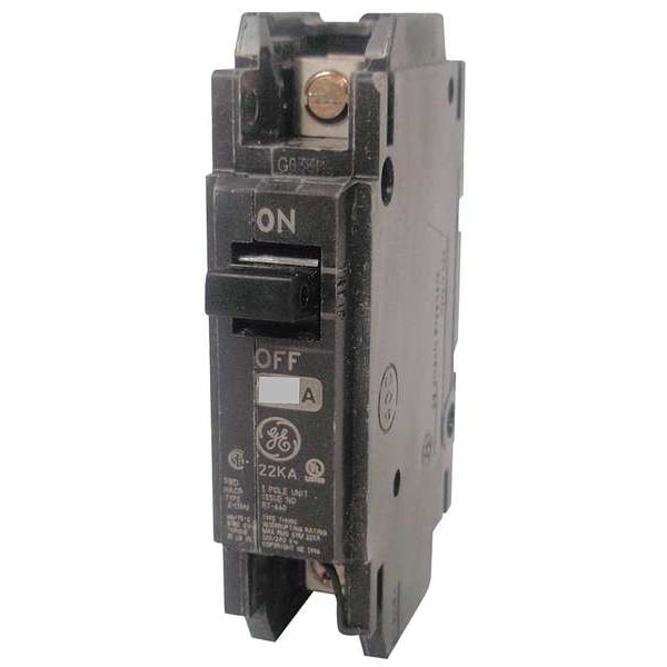 Miniature Circuit Breaker, 15 A, 120/240V AC, 1 Pole, Surface/DIN Rail Mounting Style, THHQC Series