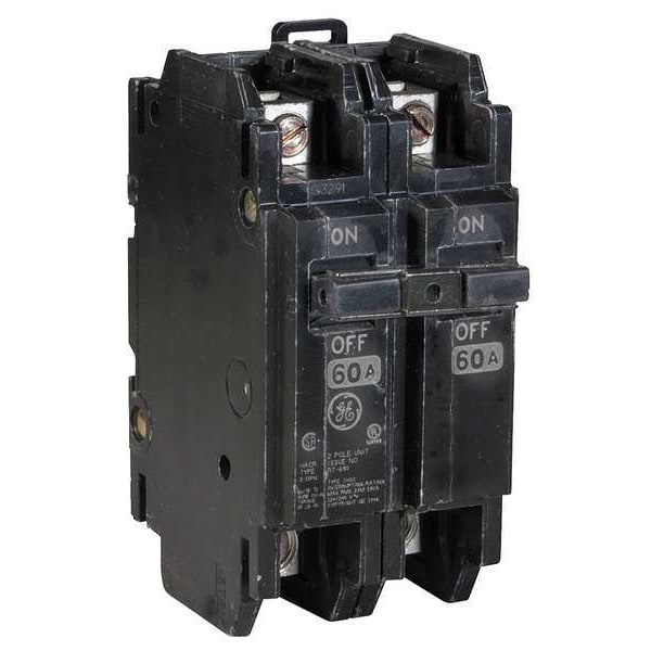Miniature Circuit Breaker, 50 A, 120/240V AC, 2 Pole, Surface/DIN Rail Mounting Style, THQC Series