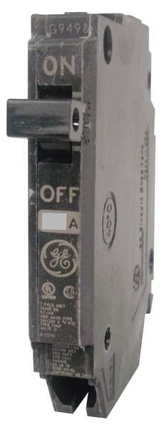 Miniature Circuit Breaker, 45 A, 120/240V AC, 1 Pole, Plug In Mounting Style, THQP Series