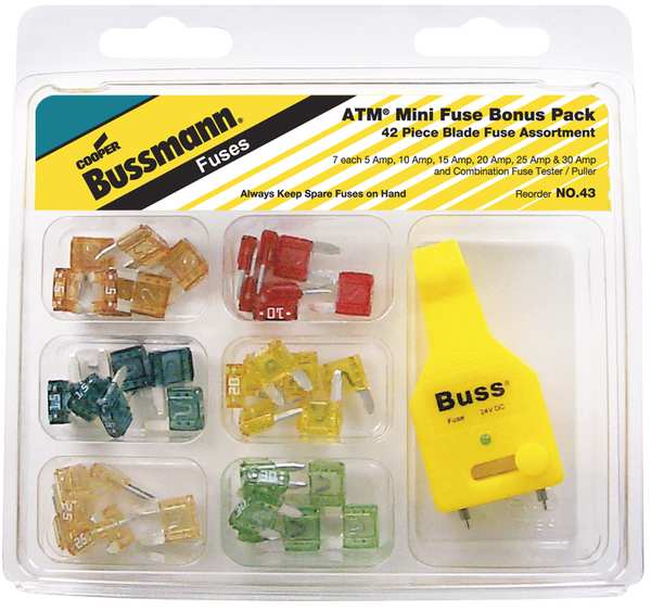 Blade Fuse Kit, 42, ATM, Automotive Fuse K