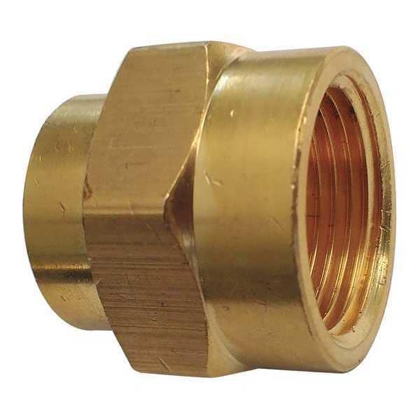 Brass Reducing Coupling, FNPT, 3/4