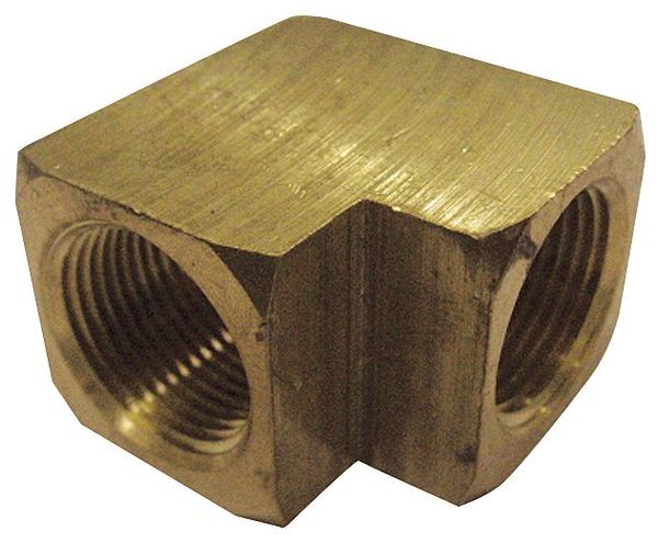 Brass 90 Degrees Female Elbow, FNPT, 1/4