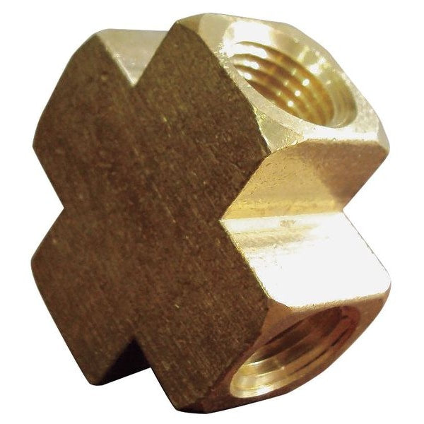 Brass Cross, FNPT, 1/2