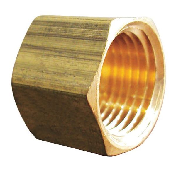 Brass Cap, FNPT, 1/4