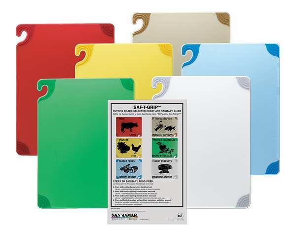 Cutting Board Set, 12x18, 6 Boards