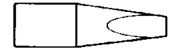 Long Chisel Solder Tip