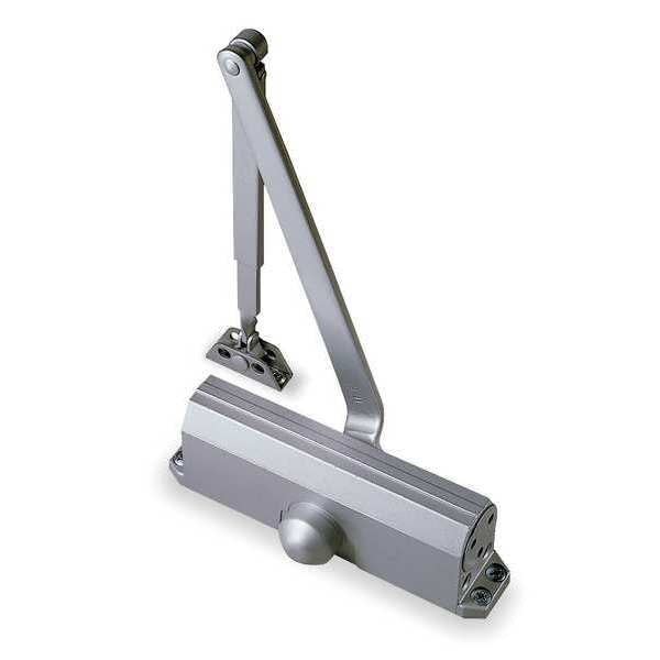 Manual Hydraulic Norton 1600 Door Closer Heavy Duty Interior and Exterior, Aluminum