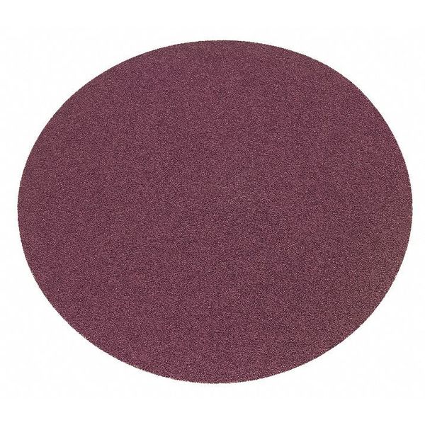 PSA Sanding Disc, AlO, Cloth, 8 In, 100 Grit