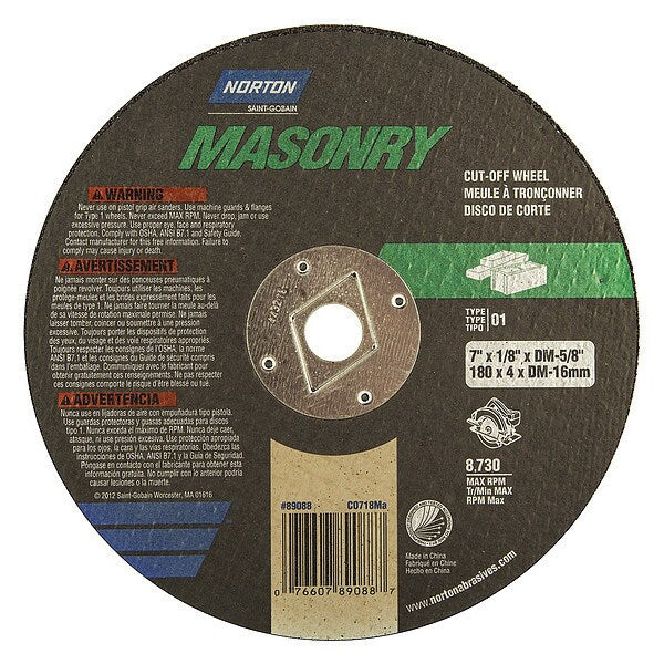 CutOff Whl, Norton Masonry, 7