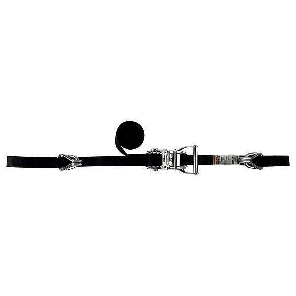 Tie Down Strap, Ratchet, Poly, 15 ft.