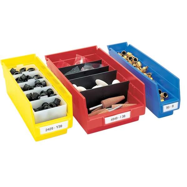 Plastic Divider, Black, 10 17/32 in L, Not Applicable W, 2 7/8 in H