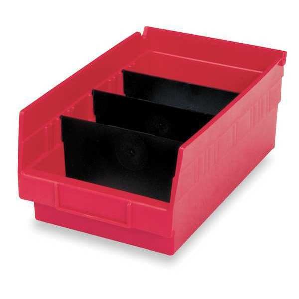 Plastic Divider, Black, 7 43/64 in L, Not Applicable W, 2 7/8 in H