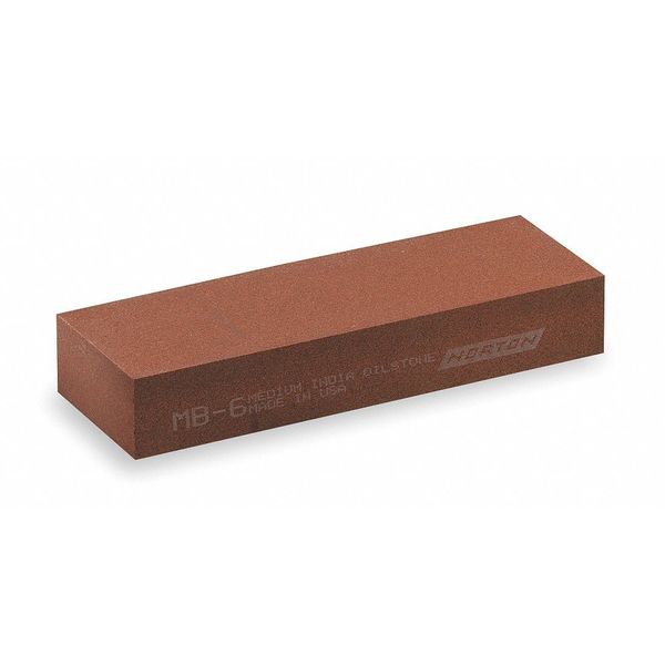 Sharpening File, Sq, A/O, Orange/Brown, Med