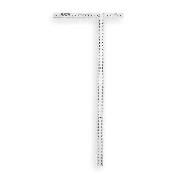 Drywall T Square, Fixed, 47 7/8 In, Alum