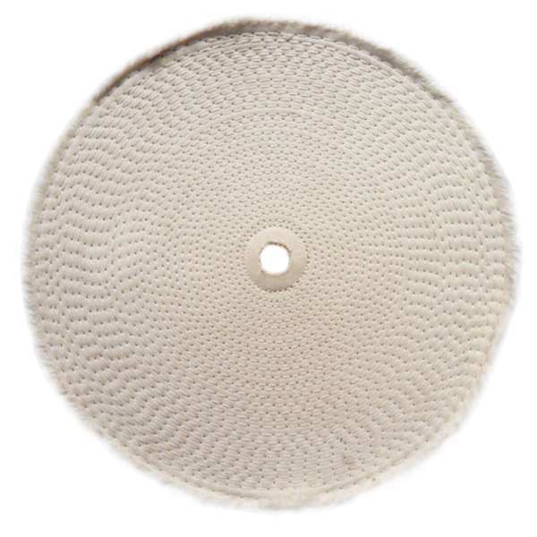 Buffing Wheel, Center Sewn, 6 in Dia.