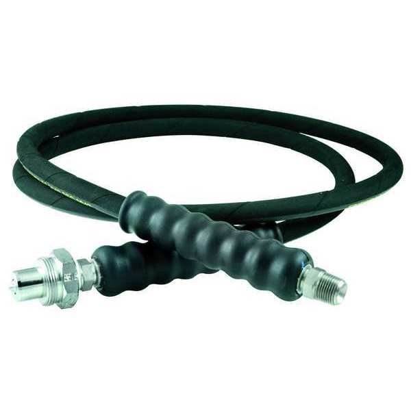 HC9206, 6 ft., Heavy-duty Rubber High Pressure Hydraulic Hose, .25 in. Internal Diameter