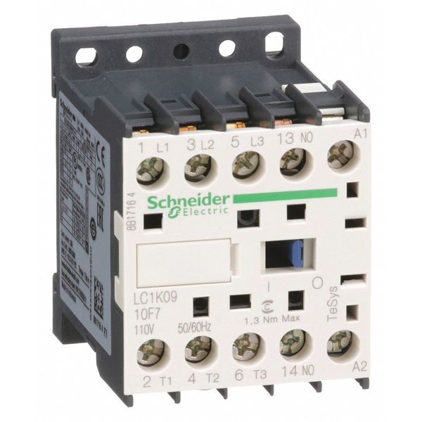 IEC Mini Magnetic Contactor, 3 Poles, 110 V AC, 9 A, Reversing: No